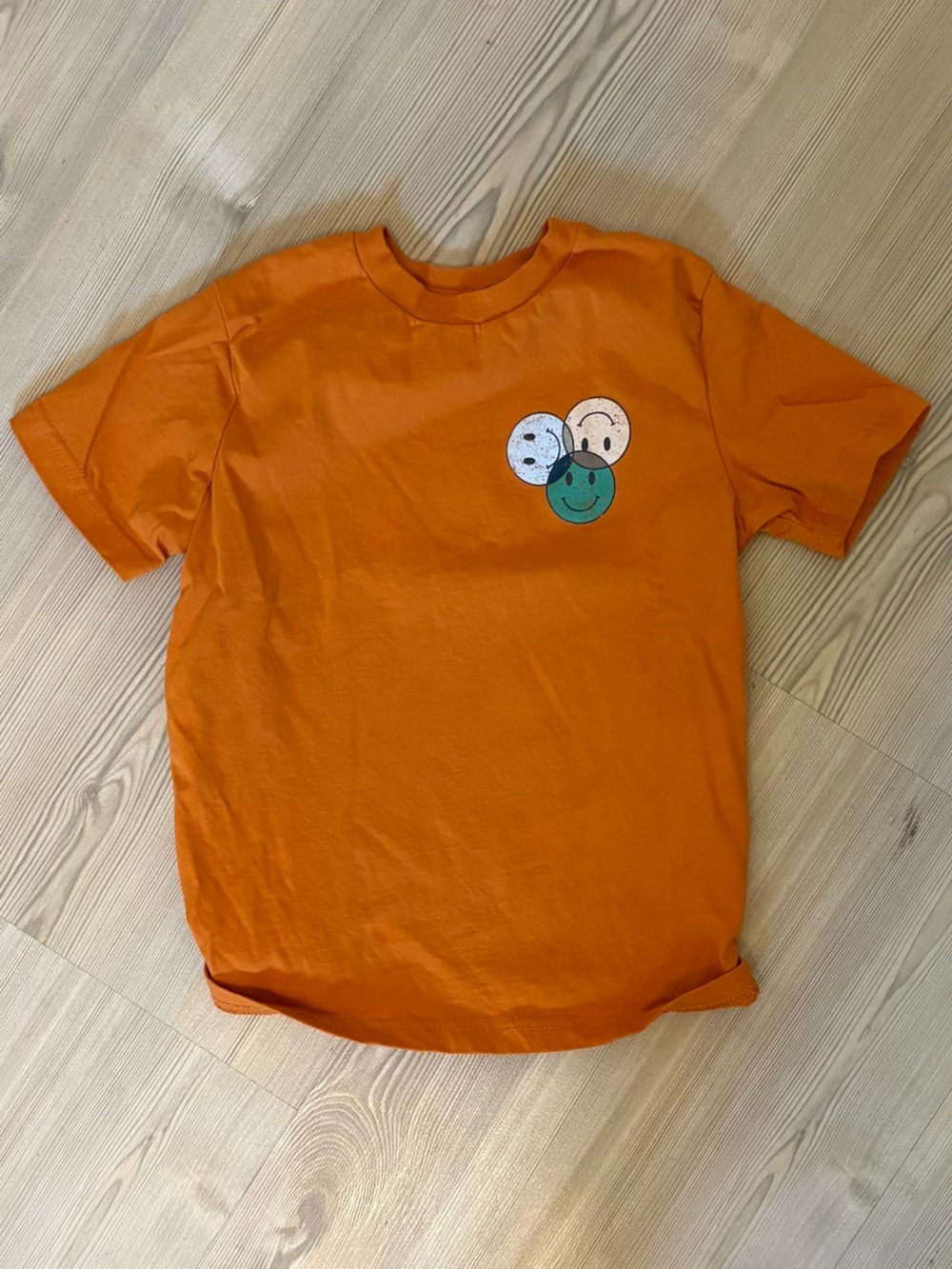 Kids Smiley T-Shirt - Orange